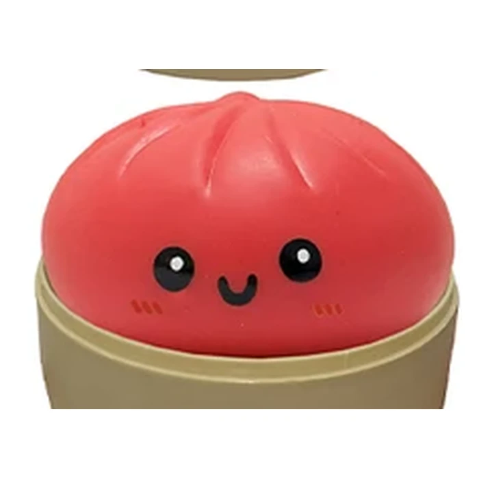 Bao Braise : squishy bao rouge franc et chaud.