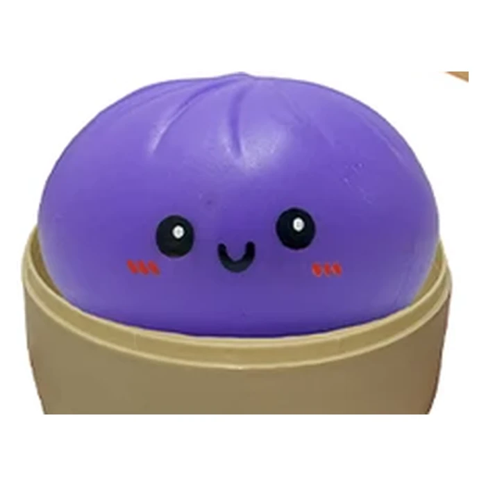 Bao Crépuscule : squishy bao violet profond.